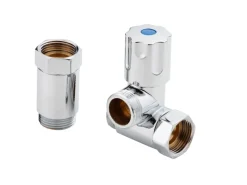 Hot GA-Ventil Rechts mit Ausgleich für Wandarmatur 20 mm (3/4") Chrom Zubehör Für Küchenarmatur