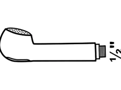 Discount Kirchhoff Geschirrbrause für Niederdruck 13 mm (1/2