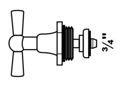 Discount Knebel-Oberteil Messing 20 mm (3/4") Ersatzteile Küchenarmatur|Zubehör Für Küchenarmatur