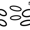 Best O-Ring-Sortiment Gummi 5 Größen Schwarz 5 x 2 Stück Ersatzteile Küchenarmatur