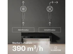 Best Purista Force Dunstabzugshaube Kompakt 384,8 m³/h EEK C Doppelmotortechnologie Inselhauben|Dunstabzugshauben-Filter