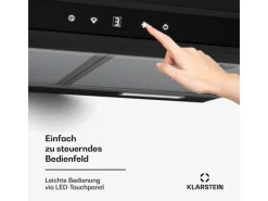 Best Purista Force Dunstabzugshaube Kompakt 384,8 m³/h EEK C Doppelmotortechnologie Inselhauben|Dunstabzugshauben-Filter