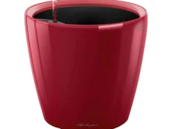 Sale ® Pflanzgefäß Classico Premium LS Ø 22 cm x 21 cm Scarlet hochglanz Töpfe