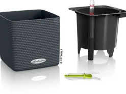 New ® Pflanzgefäß Cube Color 14 Schiefer 14 cm x 14 cm Töpfe