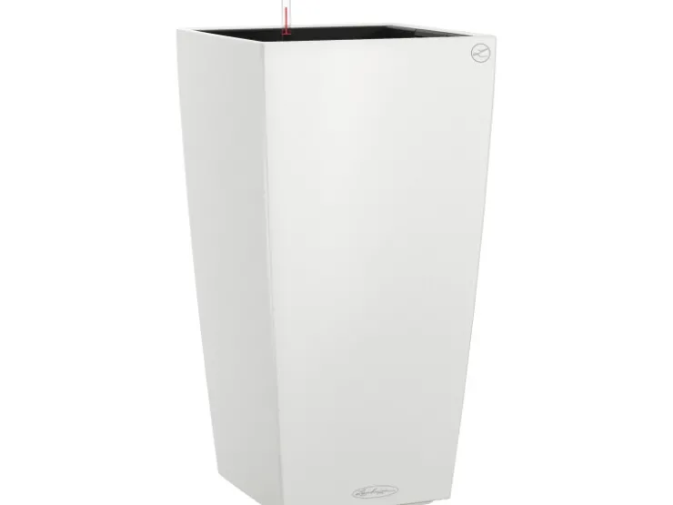 Clearance Lechuza ® Pflanzgefäß Cubico Color 22 22 cm x 22 cm Weiß