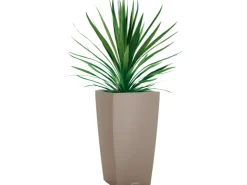 Lechuza Töpfe<® Pflanzgefäß Cubico Color 30 cm x 30 cm x 56 cm Sand Braun