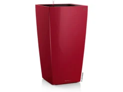Best ® Pflanzgefäß Cubico Premium 30 Scarlet hochglanz 30 cm x 30 cm Töpfe