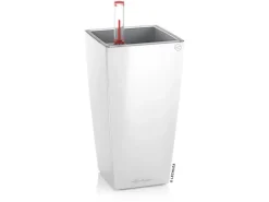 Lechuza Töpfe<® Pflanzgefäß Mini-Cubi hochglanz 10 cm x 10 cm Weiß