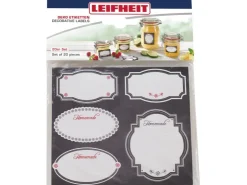 Discount Leifheit Deko-Etiketten Schwarz-Weiß