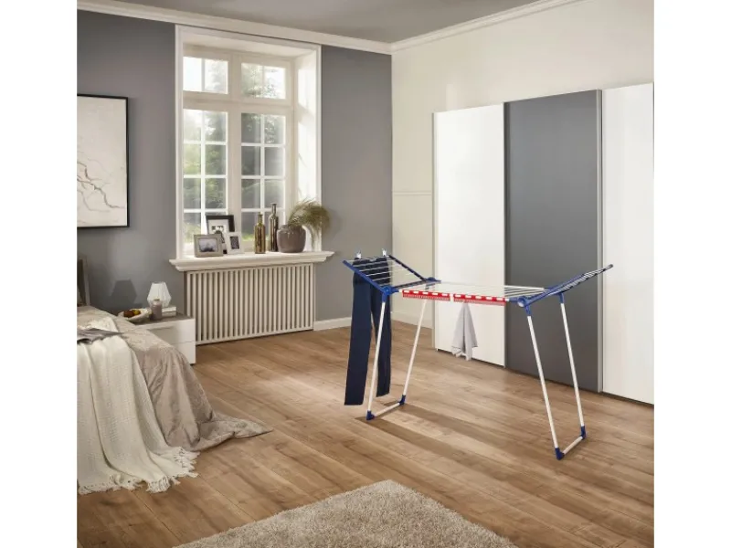 Outlet Wäscheständer Pegasus 150 Solid Slim 15 m Trockenlänge Wäschetrockner