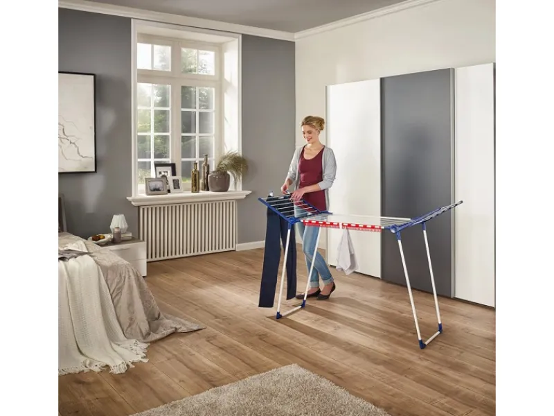 Outlet Wäscheständer Pegasus 150 Solid Slim 15 m Trockenlänge Wäschetrockner
