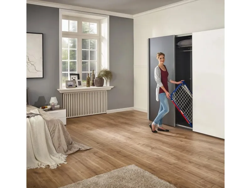 Outlet Wäscheständer Pegasus 150 Solid Slim 15 m Trockenlänge Wäschetrockner