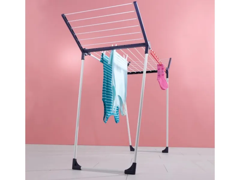 Outlet Wäscheständer Pegasus 150 Solid Slim 15 m Trockenlänge Wäschetrockner