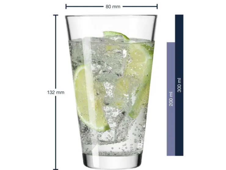 Sale Leonardo Ciao Trinkgläser Wassergläser Stapelgläser 300 ml 30er Set
