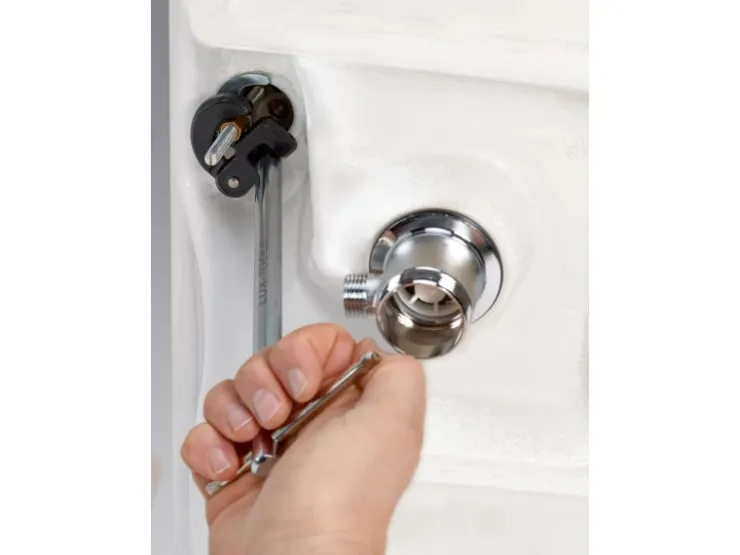 Clearance LUX-TOOLS Standhahnmutternschlüssel 25 cm Comfort