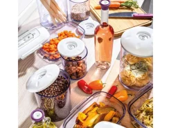 New Vakuumierbehälter-Set New Family Line Kunststoff 3-teilig Haushaltsgeräte