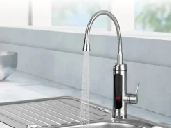 Durchlauferhitzer|Zubehör Für Küchenarmatur<Maxxmee Warm und Kaltwasserarmatur mit integrierter Heizspirale Edelstahl 3600 W