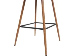 Outlet MCW Barhocker D72 2er-Set Stoff/Textil Braun