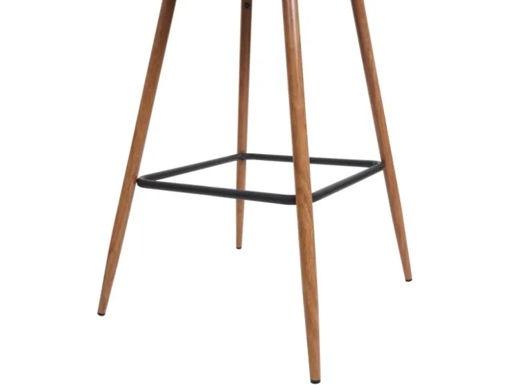 Outlet MCW Barhocker D72 2er-Set Stoff/Textil Braun