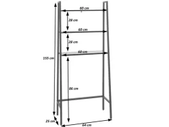 Outlet MCW Standregal K82 Natur