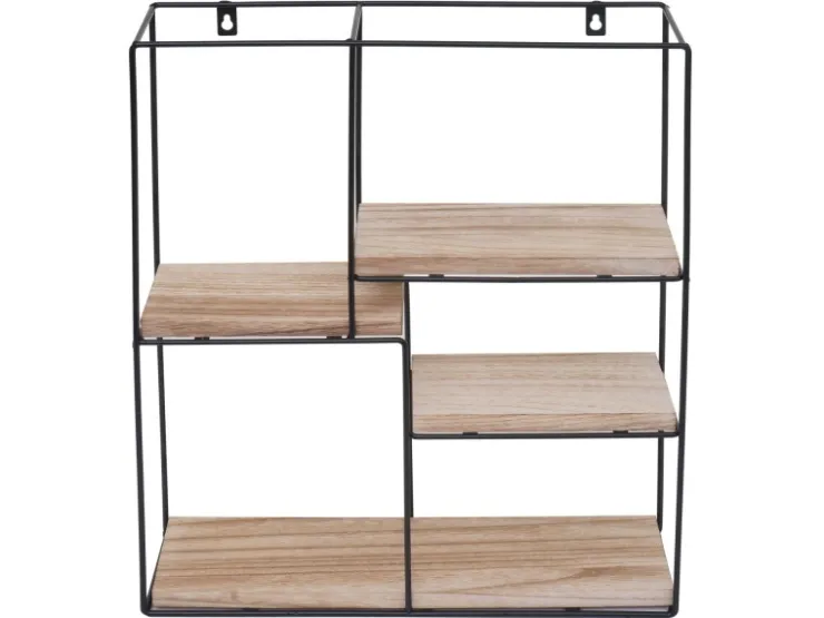 Hot MCW Wandregal K76 51x40x11cm Natur