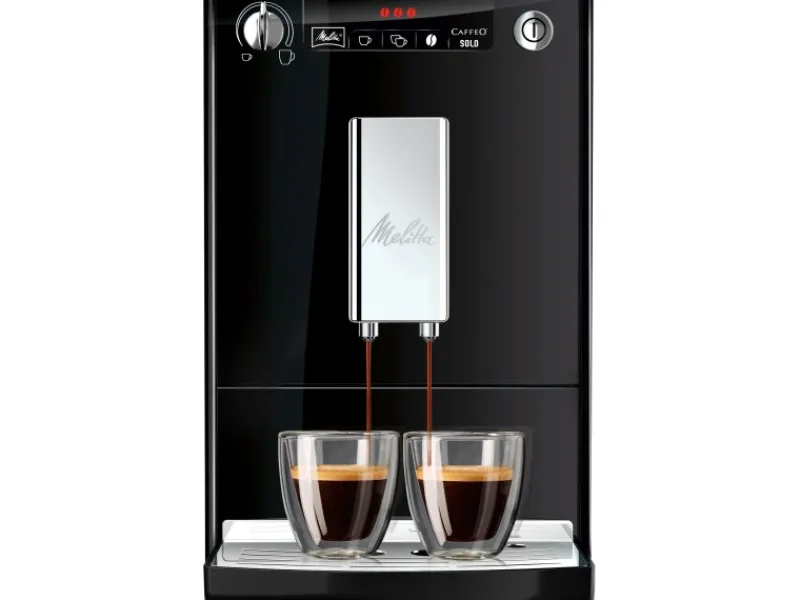 Discount Melitta Espresso- Kaffeevollautomat Caffeo Solo Schwarz Kaffeemaschinen