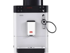 Kaffeemaschinen<Melitta Espresso- Kaffeevollautomat Caffeo Passione Silber