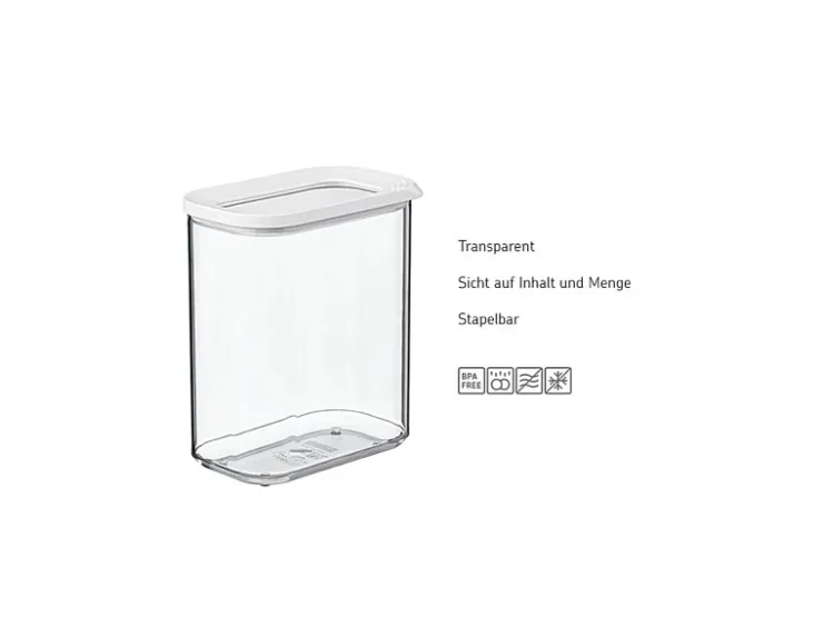 Best Mepal Modula Vorratsdosen-Set 3-teilig Schwarz