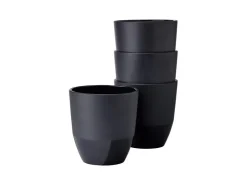 Mepal Geschirr<Silueta Becher 200 ml 4er Set Nordic Black Schwarz