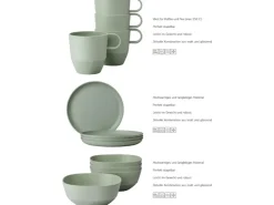 Mepal Geschirr<Silueta Frühstücks-Set 12-teilig Nordic Sage