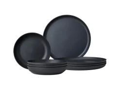 Mepal Geschirr<Silueta Tafel-Set 8-teilig Nordic Black Schwarz