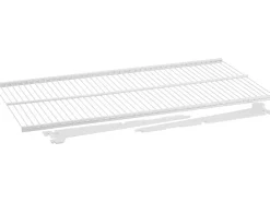 Küchen-Ordnungssysteme<Metall-Drahtgitterboden 60 cm x 33 cm x 7,2 cm Weiß