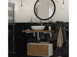 Online ML-Design 2Er Set Wandkonsole Winkel L-Form für Waschtisch 300x150 mm Weiß Stahl