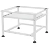 Best ML-Design Waschmaschinen Untergestell mit Schublade 63x54cm Stahl Schwarz 150kg