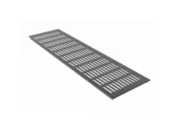 Clearance MS Beschläge Alu-Gitter 150 x 1000 mm Anthrazit RAL 7016 Luftzirkulation
