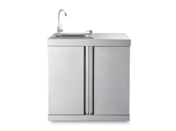 Clearance MyOutDoorKitchen Modul mit Spülbecken und Aufbewahrungsschrank Stainless Collection