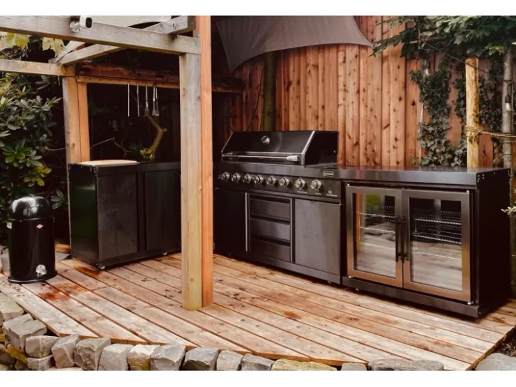 Discount MyOutDoorKitchen Modul mit Schrank Black Collection