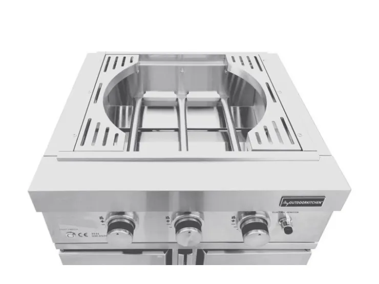 Hot MyOutDoorKitchen Teppanyaki Modul Stainless Collection