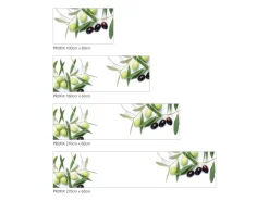 Best MySpotti Küchenrückwand Profix Cucina Olivenzweig 160 x 60 cm Olivgrün