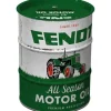 Outlet Nostalgic-Art Spardose Ölfass Fendt - All Season Motor Oil Ø 9,3 cm x 11,7 cm