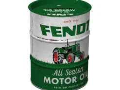 Outlet Nostalgic-Art Spardose Ölfass Fendt - All Season Motor Oil Ø 9,3 cm x 11,7 cm