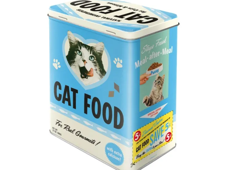 Sale Nostalgic-Art Vorratsdose Cat Food Love Mix L