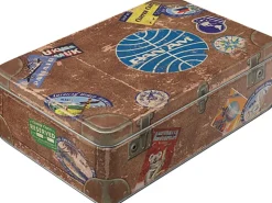 Hot Nostalgic-Art Vorratsdose Pan Am - Travel Stickers 23 cm x 16 cm x 7 cm