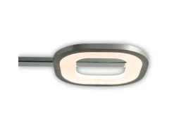 Näve Kücheninseln<LED-Pendelleuchte Beam Stahl-Blank 150 cm x 100 cm x 16 cm 4er-Set