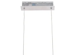 Näve Kücheninseln<LED-Pendelleuchte Beam Stahl-Blank 150 cm x 100 cm x 16 cm 4er-Set