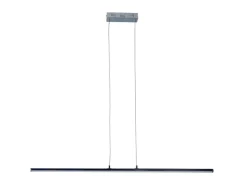 Näve Kücheninseln<LED-Pendelleuchte Beam Stahl-Blank 111 cm x 100 cm x 2 cm