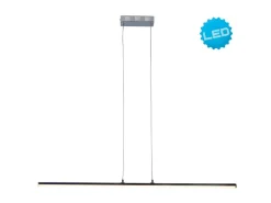 Näve Kücheninseln<LED-Pendelleuchte Beam Stahl-Blank 111 cm x 100 cm x 2 cm