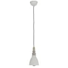 Näve Metall-Pendelleuchte Delhi Beige Ø 13 cm x 70 cm