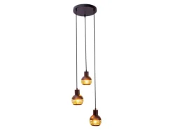 Discount Näve Pendelleuchte Casco Schwarz Ø 25 cm x 120 cm 3er-Set