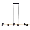 Online Pendelleuchte Frida Schwarz 120 cm x 115 cm x 23 cm 6er-Set Kücheninseln